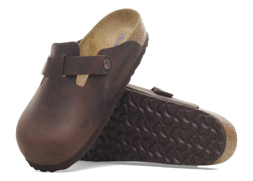 Birkenstock Boston Soft Footbed Oiled Leather Habana Brown