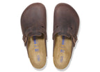 Birkenstock Boston Soft Footbed Oiled Leather Habana Brown