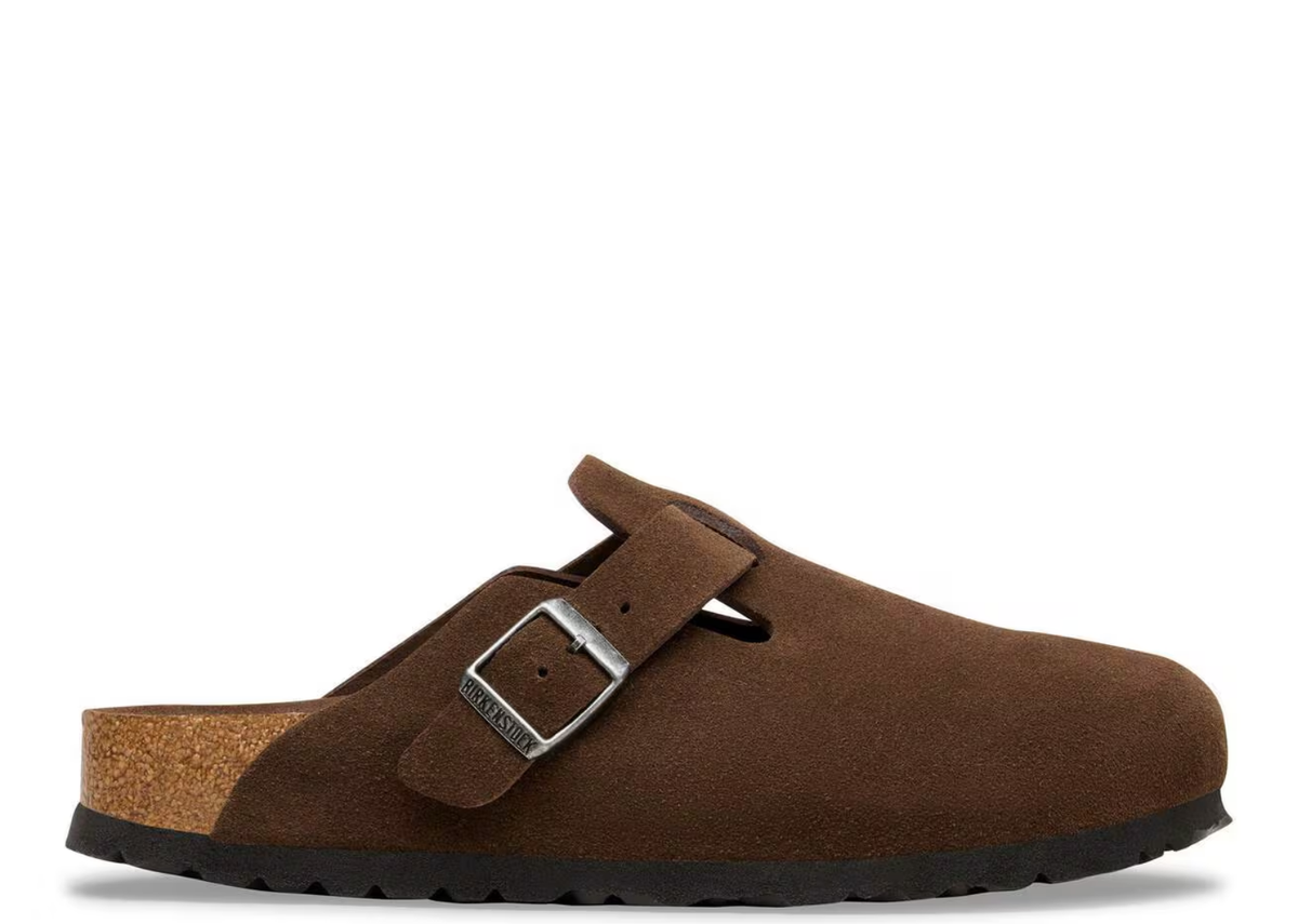 Birkenstock Boston Soft Footbed Suede Carafe Tonal