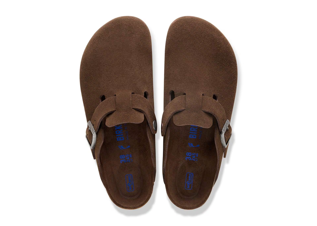 Birkenstock Boston Soft Footbed Suede Carafe Tonal