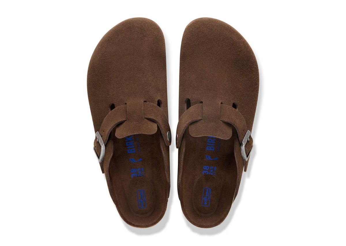 Birkenstock Boston Soft Footbed Suede Carafe Tonal