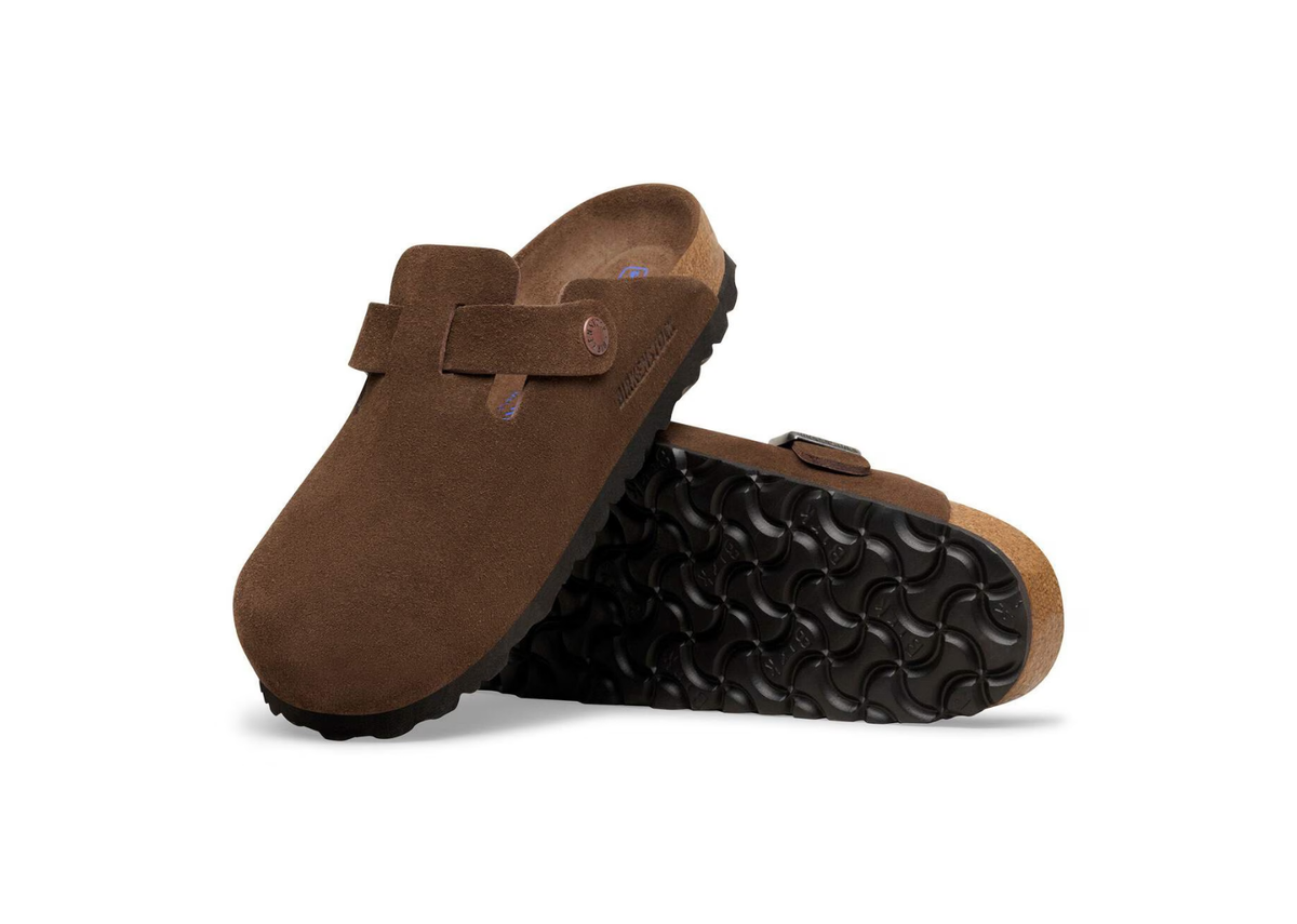 Birkenstock Boston Soft Footbed Suede Carafe Tonal