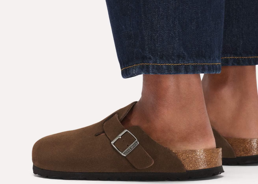 Birkenstock Boston Soft Footbed Suede Carafe Tonal