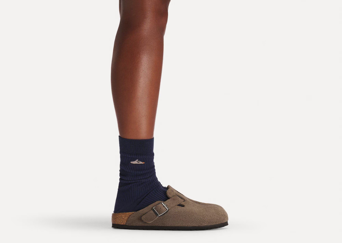 Birkenstock Boston Soft Footbed Suede Concrete Gray
