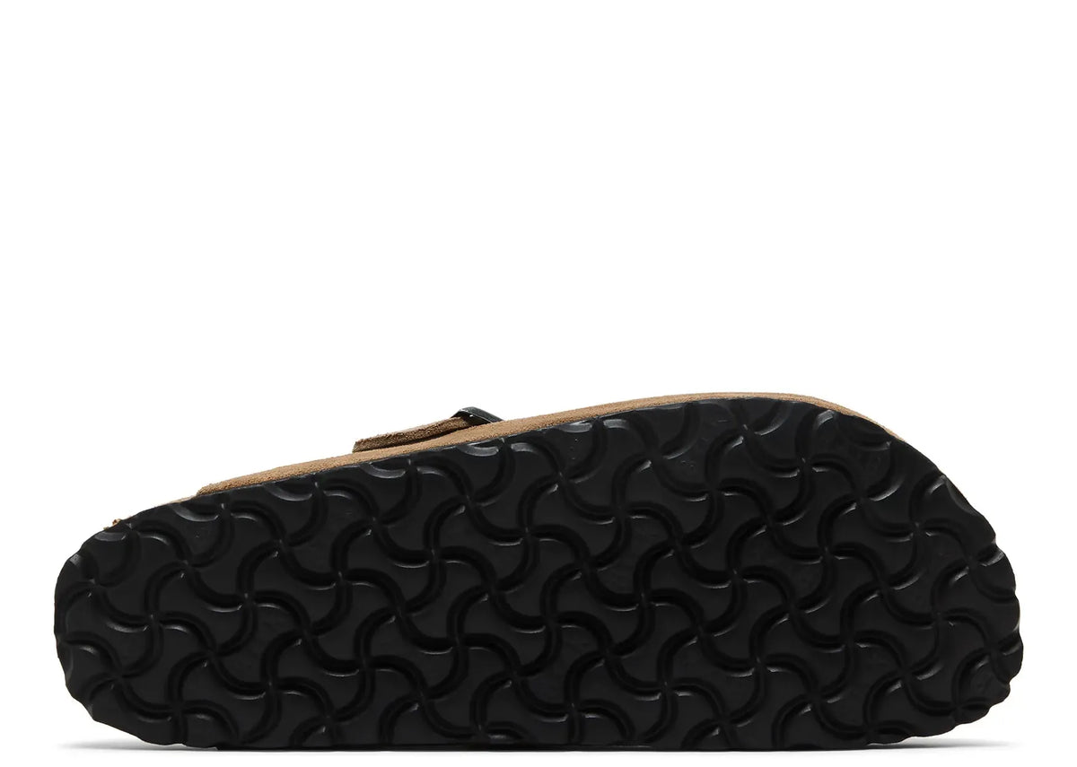 Birkenstock Boston Soft Footbed Suede Dark Tea Tonal