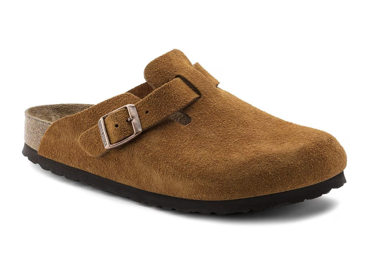 Birkenstock Boston Soft Footbed Suede Mink