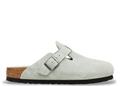 Birkenstock Boston Soft Footbed Suede Pure Sage Tonal FB
