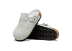 Birkenstock Boston Soft Footbed Suede Pure Sage Tonal FB