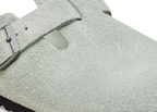 Birkenstock Boston Soft Footbed Suede Pure Sage Tonal FB