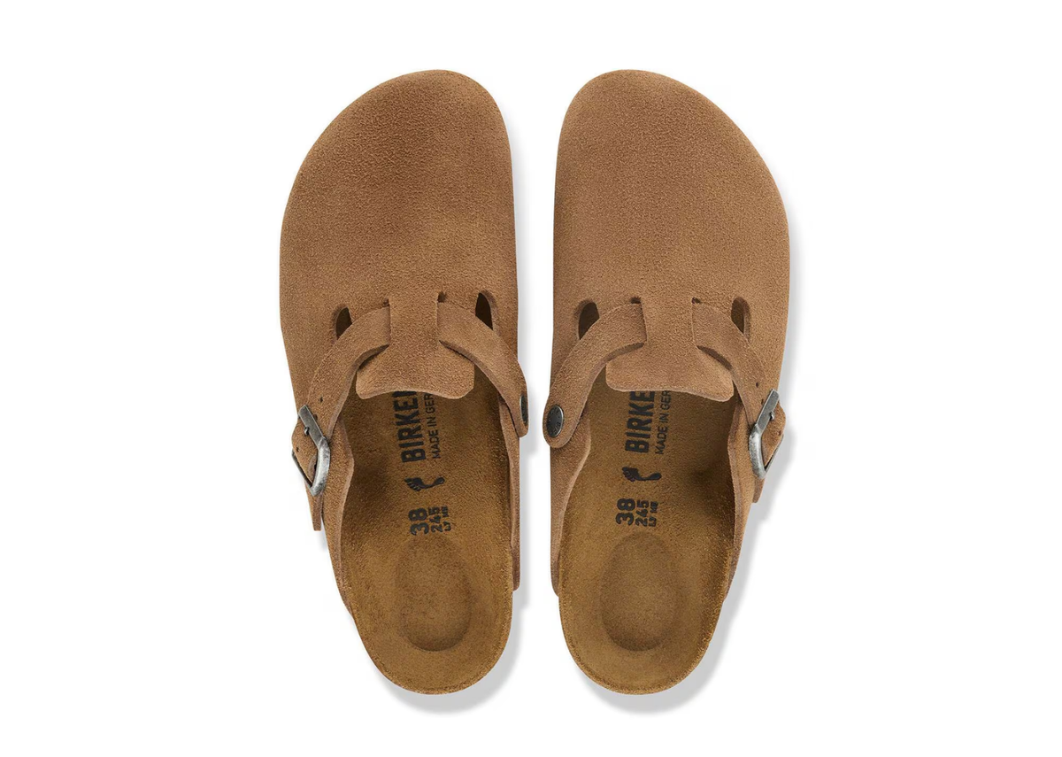 Birkenstock Boston Suede Dark Tea