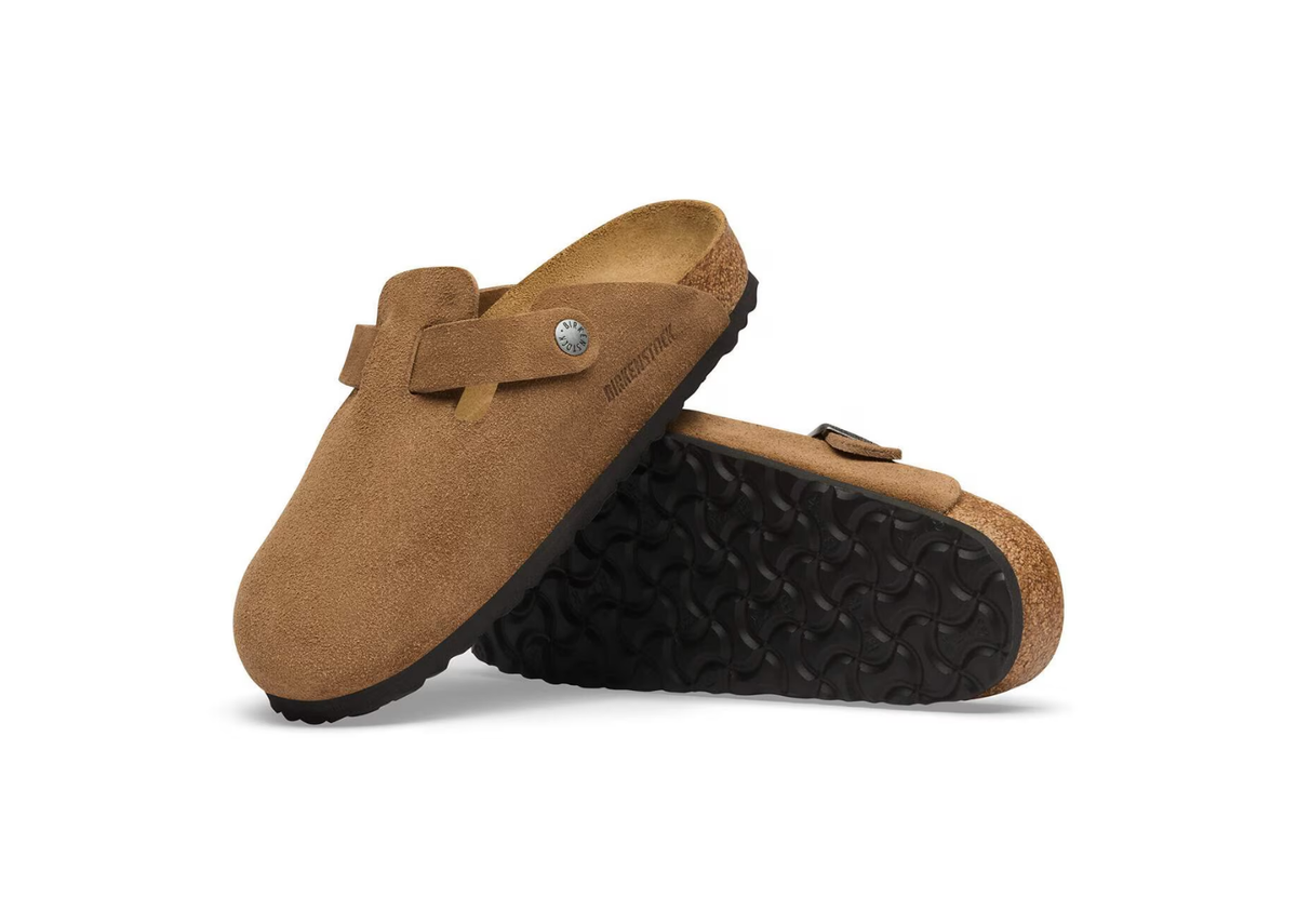 Birkenstock Boston Suede Dark Tea