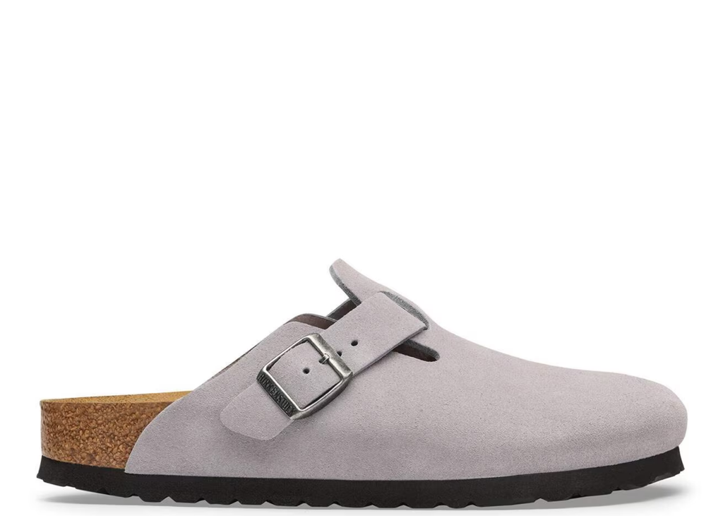 Birkenstock Boston Suede Lavender Sky