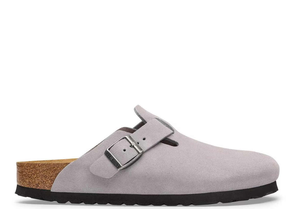 Birkenstock Boston Suede Lavender Sky