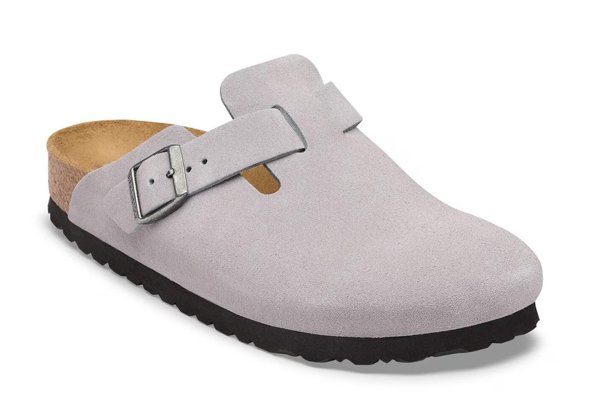 Birkenstock Boston Suede Lavender Sky