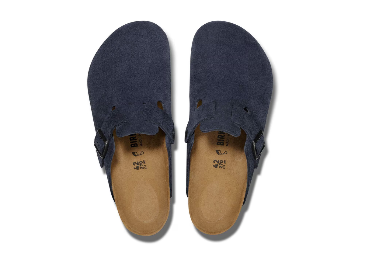 Birkenstock Boston Suede New Navy