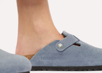 Birkenstock Boston Suede Stone Blue