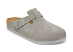 Birkenstock Boston Suede Stone Coin