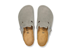 Birkenstock Boston Suede Stone Coin