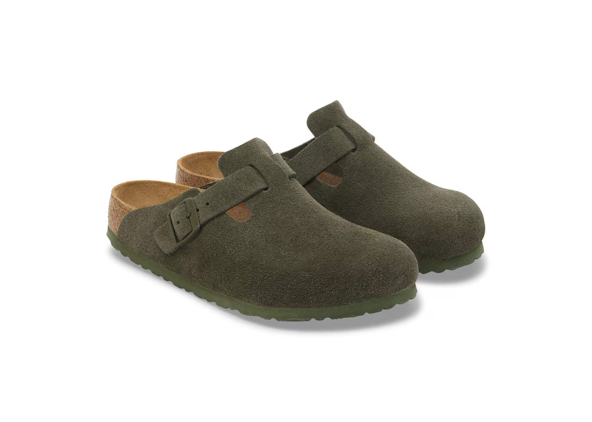 Birkenstock Boston Suede Thyme