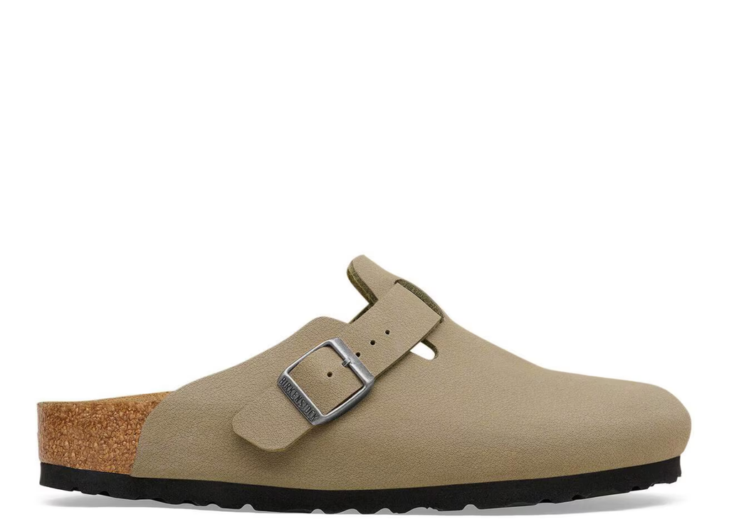 Birkenstock Boston TEX Birko-Flor Nubuck Faded Khaki