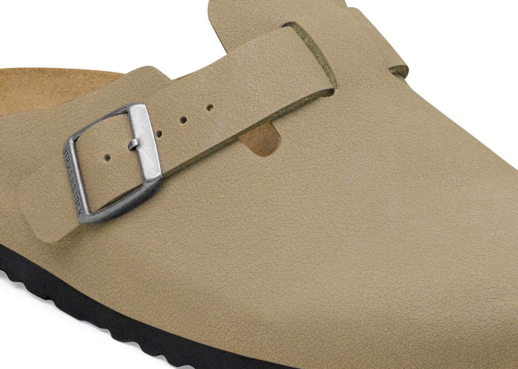 Birkenstock Boston TEX Birko-Flor Nubuck Faded Khaki
