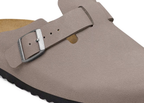 Birkenstock Boston TEX Birko-Flor Nubuck Gray Taupe