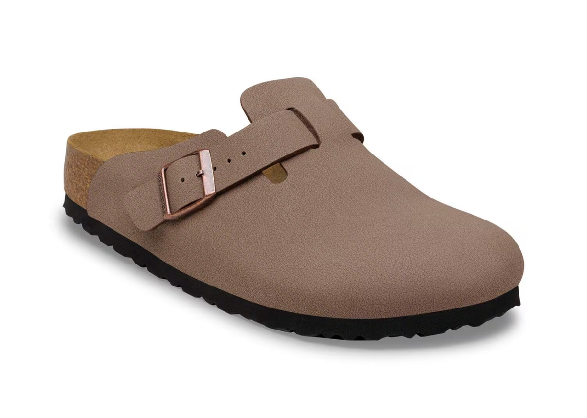 Birkenstock Boston TEX Birko-Flor Nubuck Mocca
