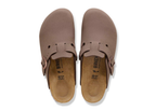 Birkenstock Boston TEX Birko-Flor Nubuck Mocca