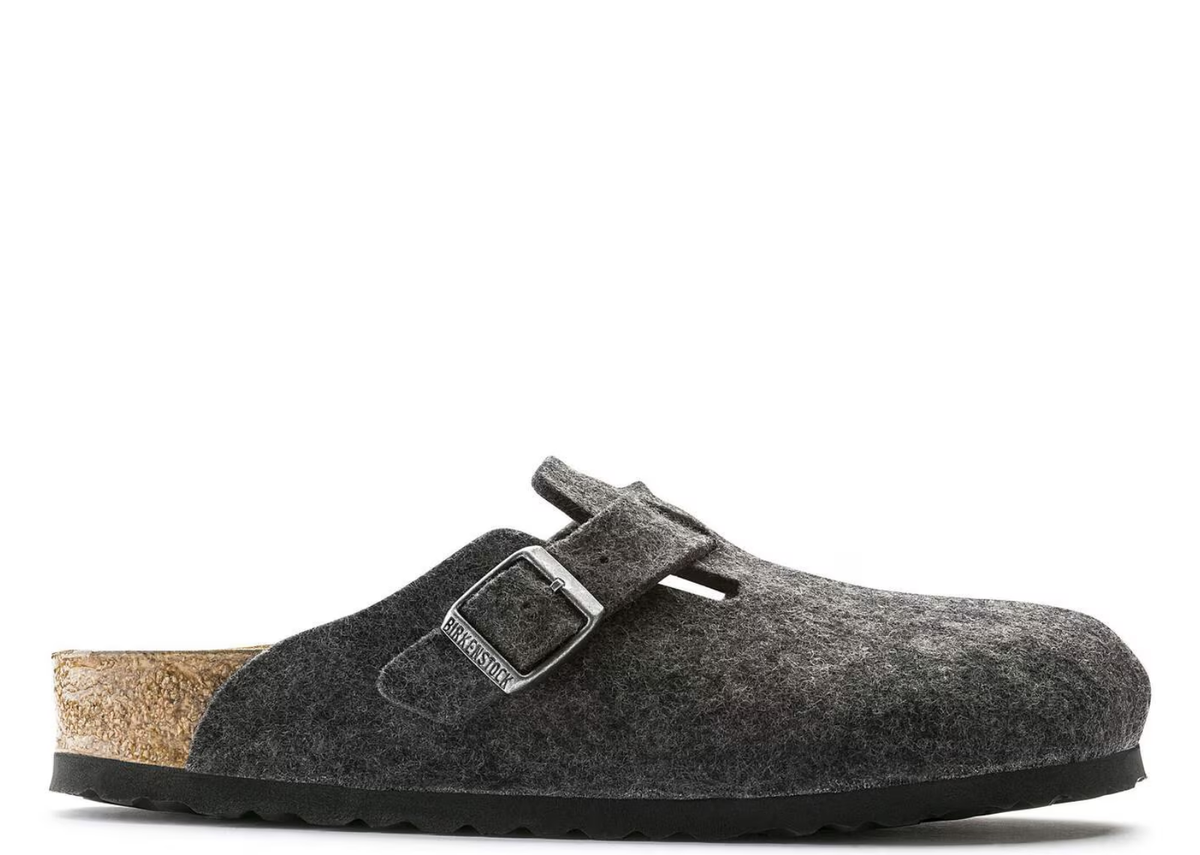 Birkenstock Boston Wool Anthracite