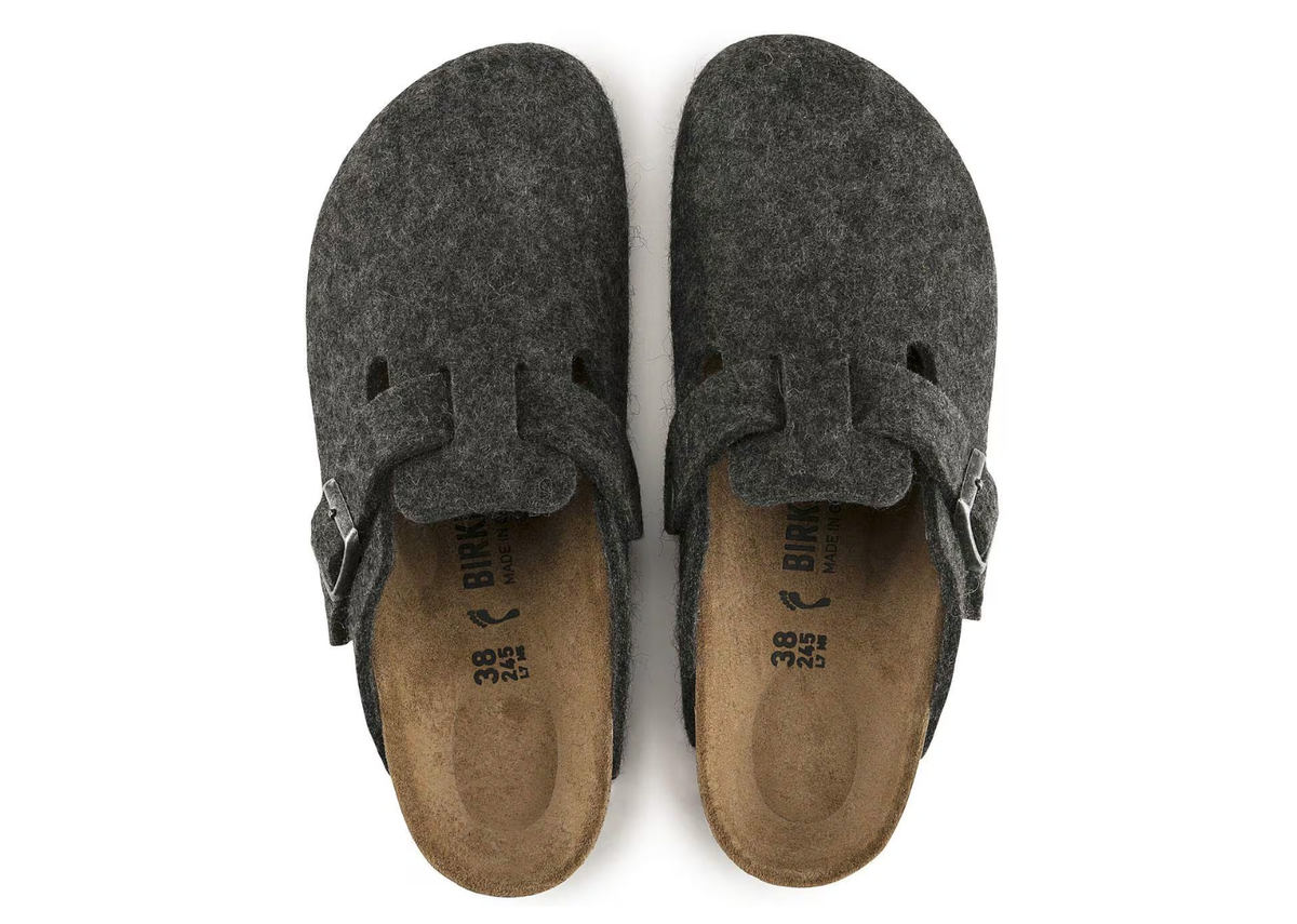 Birkenstock Boston Wool Anthracite