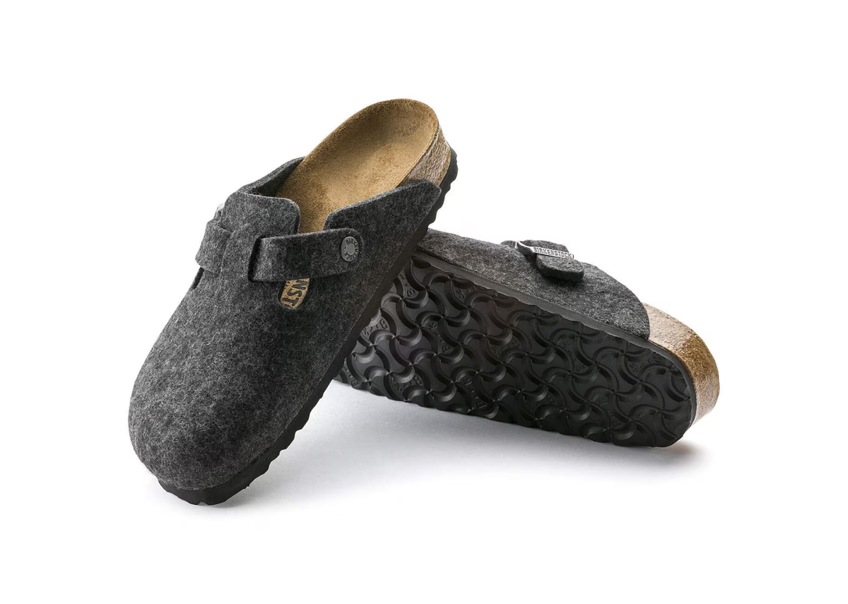Birkenstock Boston Wool Anthracite