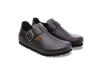 Birkenstock London Wire Buckle Natural Leather Vintage Wood Black