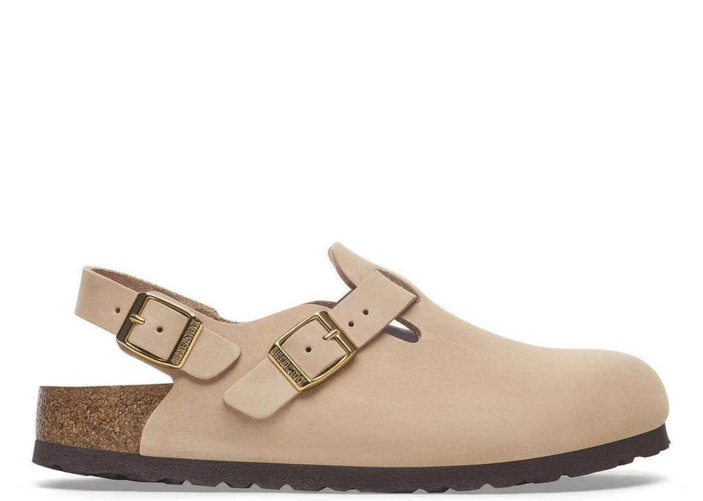 Birkenstock Tokio Nubuck Leather Sandcastle