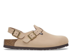 Birkenstock Tokio Nubuck Leather Sandcastle