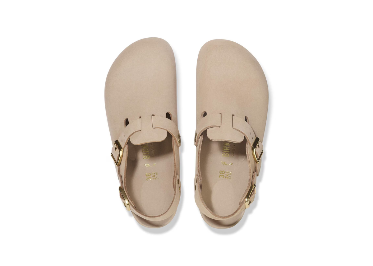 Birkenstock Tokio Nubuck Leather Sandcastle