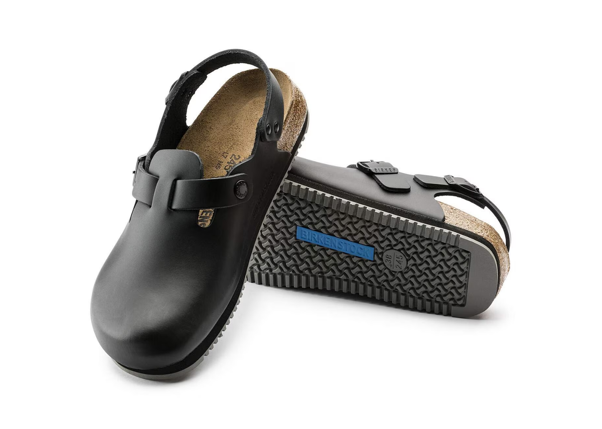 Birkenstock Tokio Super Grip Natural Leather White