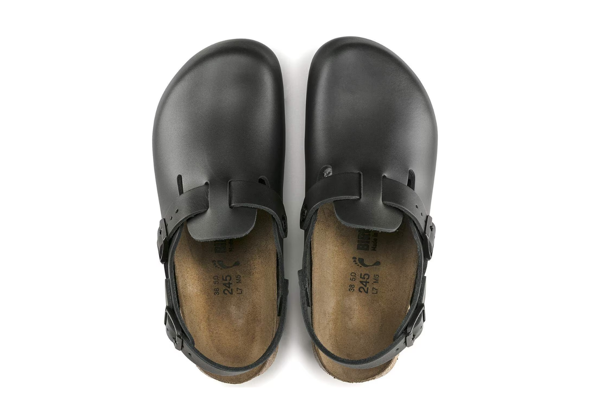Birkenstock Tokio Super Grip Natural Leather White