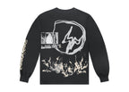 Cactus Jack by Travis Scott For Fragment Logo Long-Sleeve Black