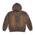 Cactus Jack by Travis Scott Gods Country Zip Hoodie Brown