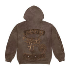 Cactus Jack by Travis Scott Gods Country Zip Hoodie Brown
