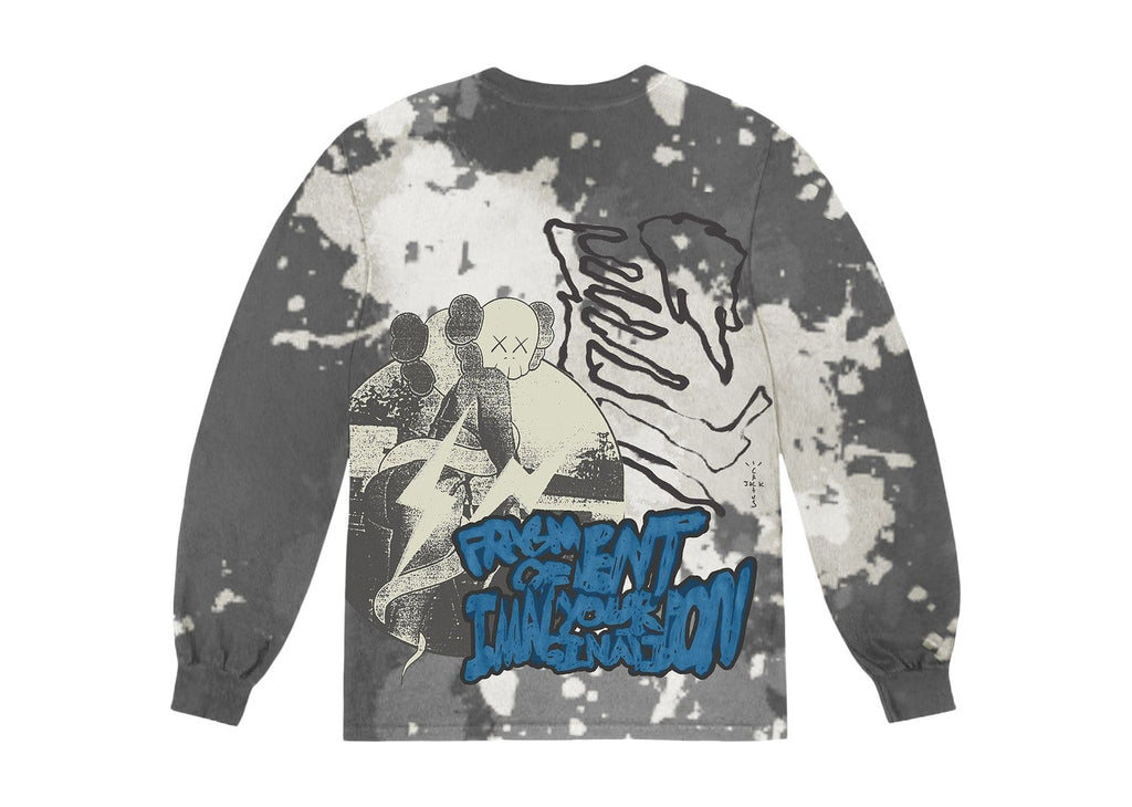 Cactus Jack by Travis Scott x KAWS For Fragment Long-Sleeve Tee Tie Dye