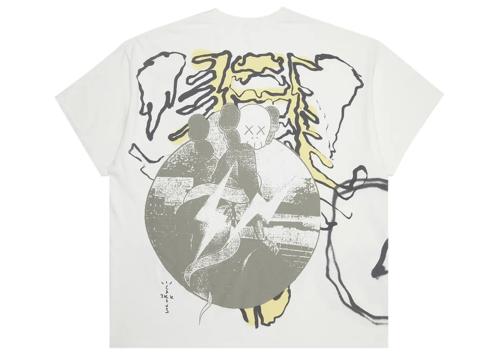 Cactus Jack by Travis Scott x KAWS For Fragment Tee Vintage Wash