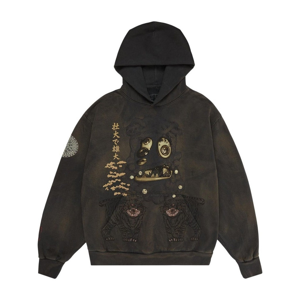 Cactus Jack by Travis Scott x Takashi Murakami Hollow Hoodie Brown