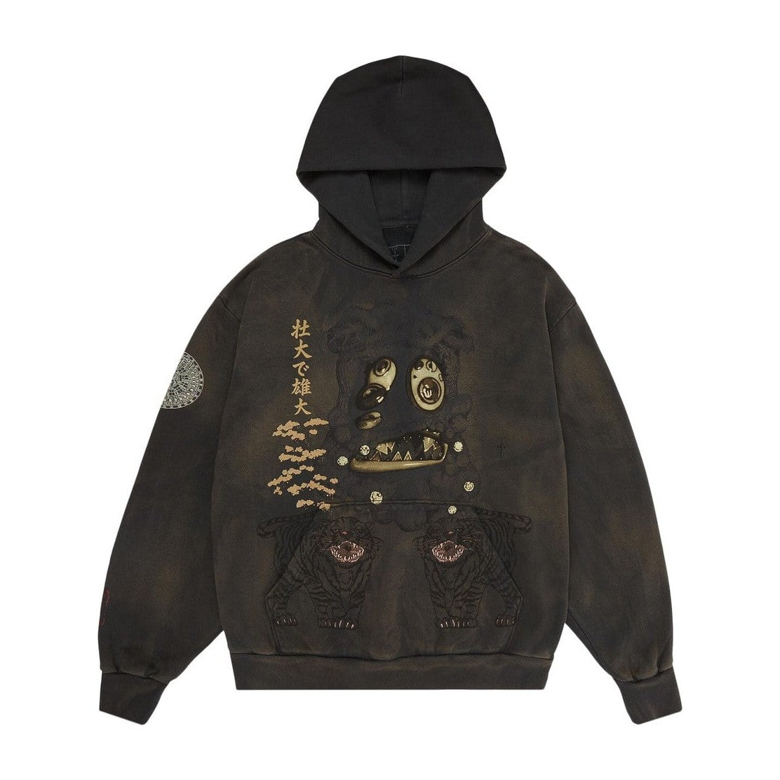 Cactus Jack by Travis Scott x Takashi Murakami Hollow Hoodie Brown