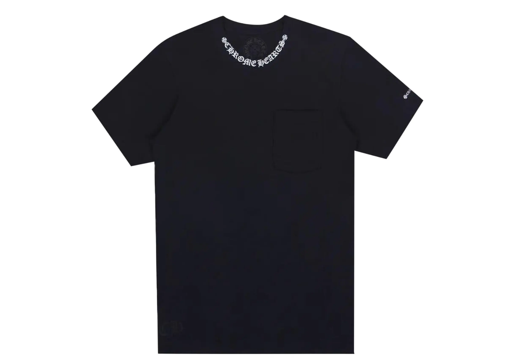 Chrome Hearts Neck Logo Tee Black