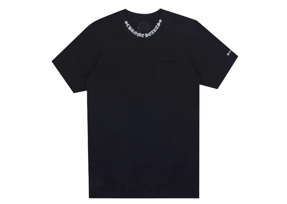 Chrome Hearts Neck Logo Tee Black