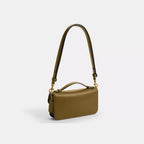 Coach Elora Top Handle Crossbody Bag Brass/Muted Olive
