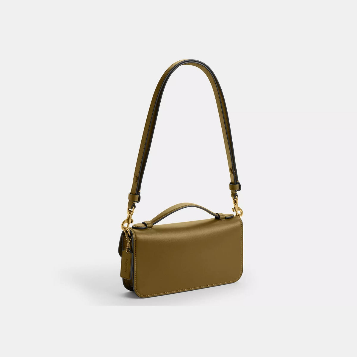 Coach Elora Top Handle Crossbody Bag Brass/Muted Olive