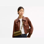 Coach Elora Top Handle Crossbody Bag Brass/Muted Olive