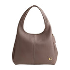 Coach Lana Shoulder Bag Brass/Dark Stone